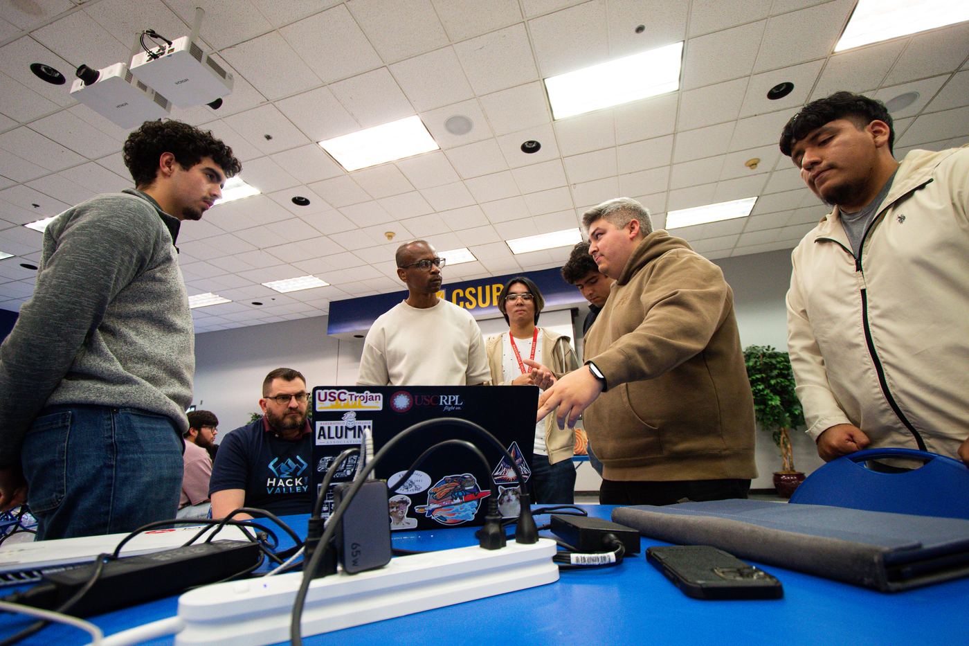 Hack the Valley students and mentors